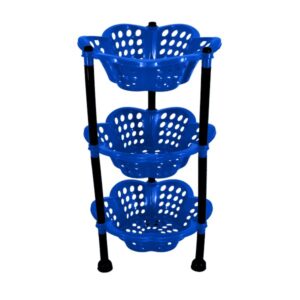 flower trolley three set blue