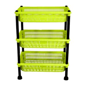 rectangular trolley no. 1 three set yellow