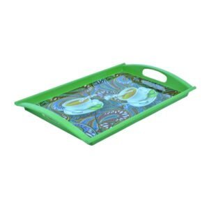 safari italian small tray deco no. 2 green