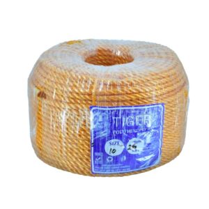 tiger polythene ply rope 10mm orange