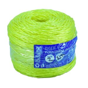 tiger polythene ply rope 2mm 250mtrs yellow
